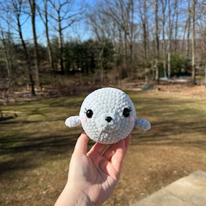 Crochet Seal Stuffed Animal Amigurumi