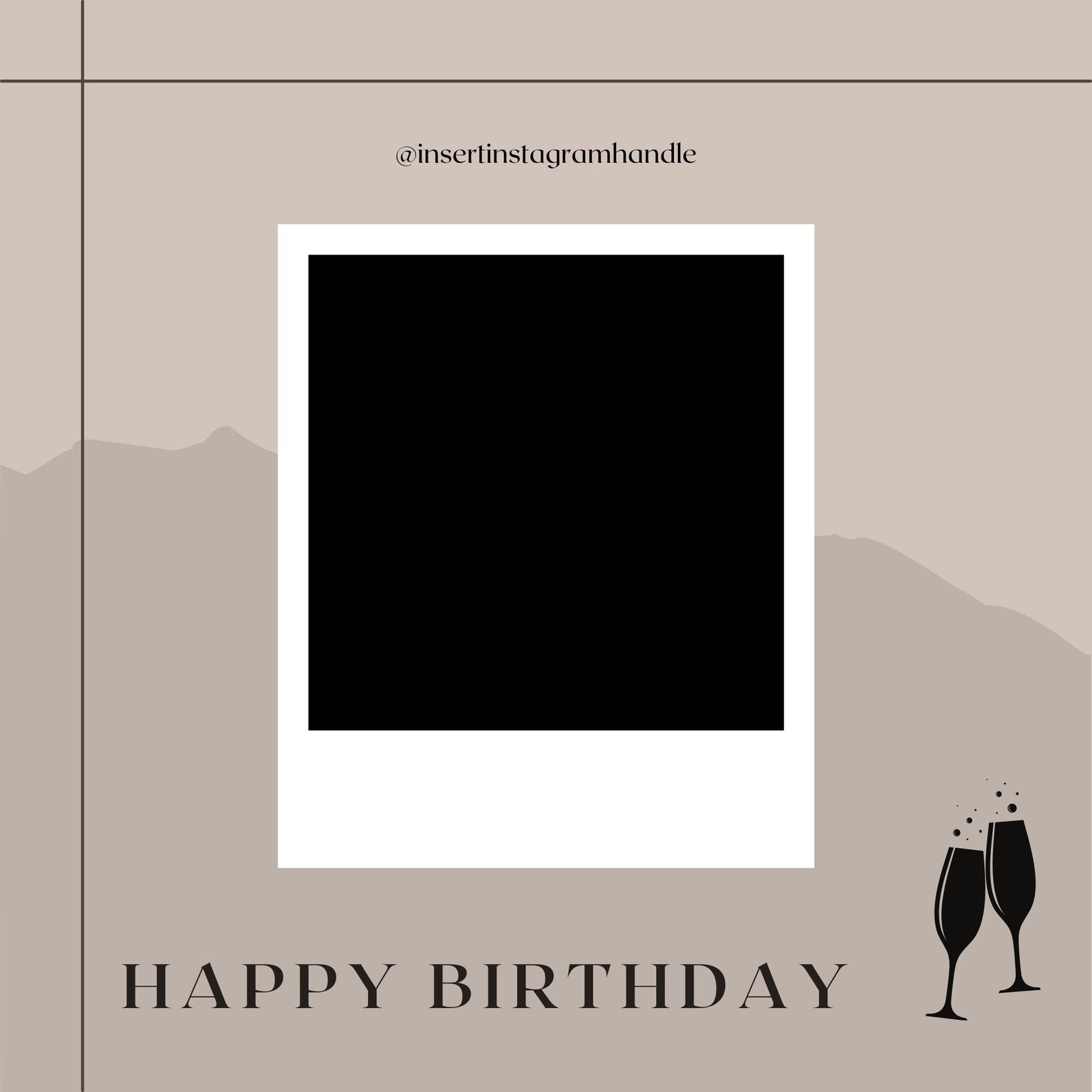 Happy Birthday Instagram Template Etsy Happy Birthday Instagram Template Etsy
