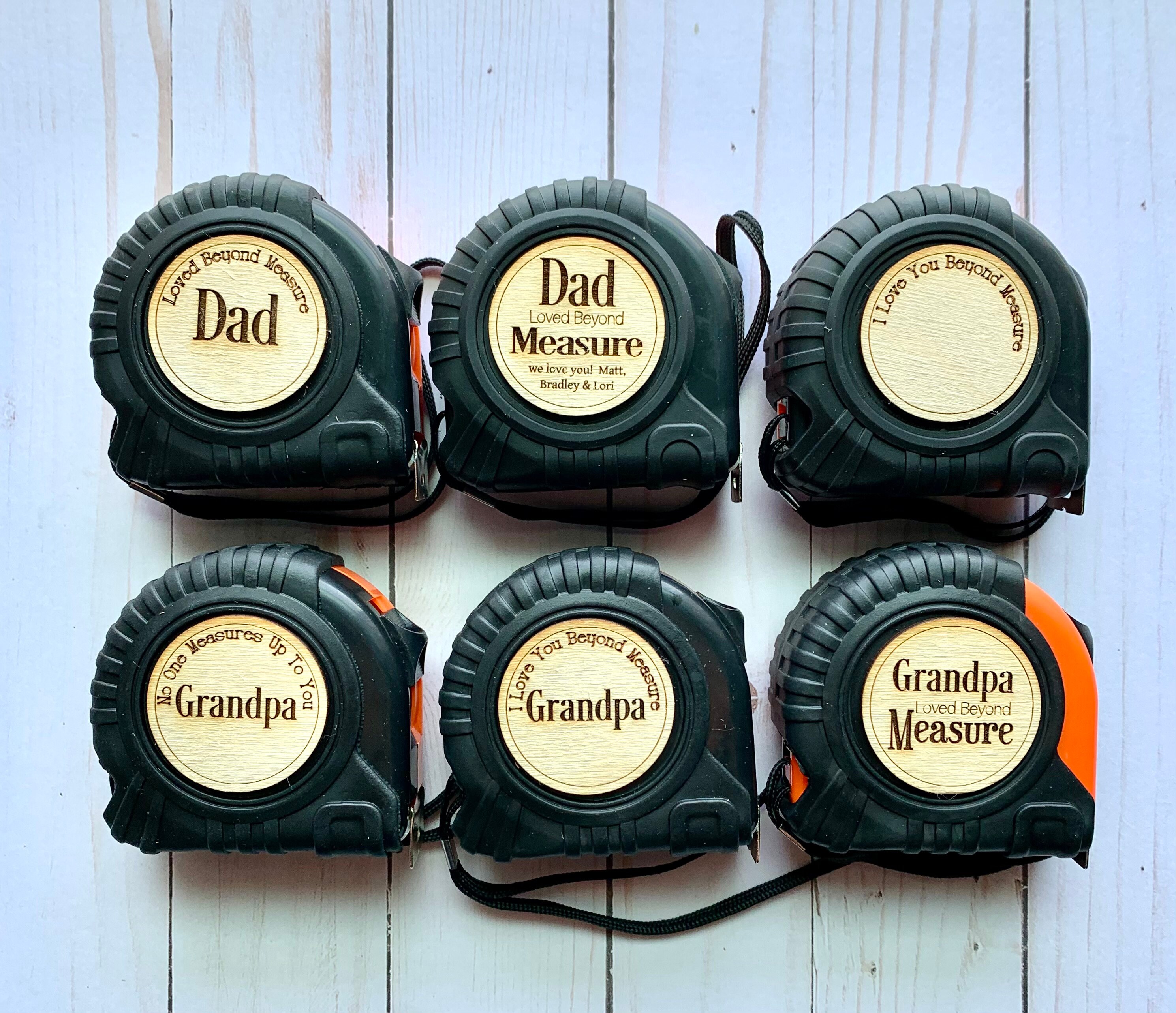 Father's Day Personalized Tape Measure No One Measures Etsy