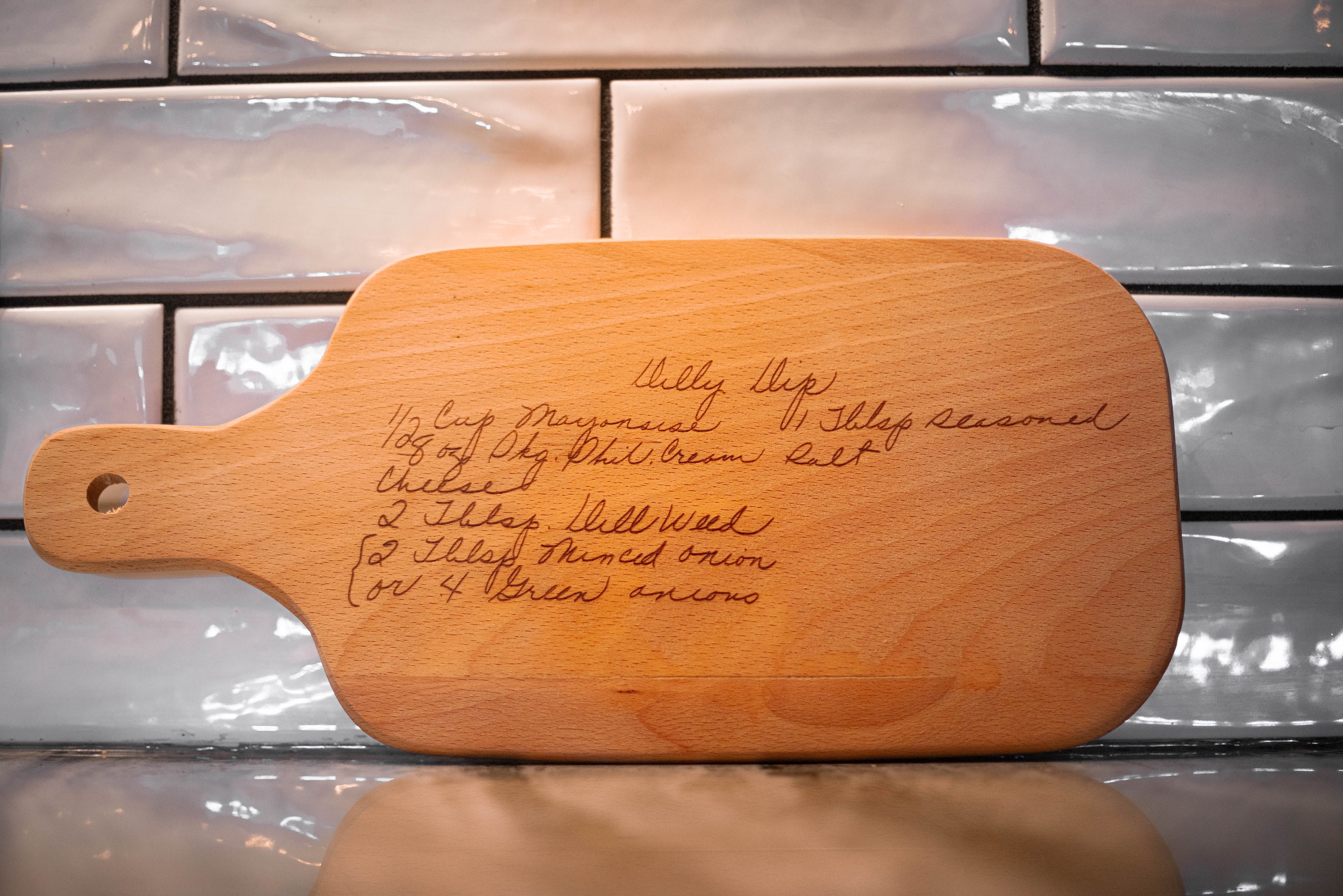 Recipe Cutting Board Personalized Cutting Board Custom Etsy