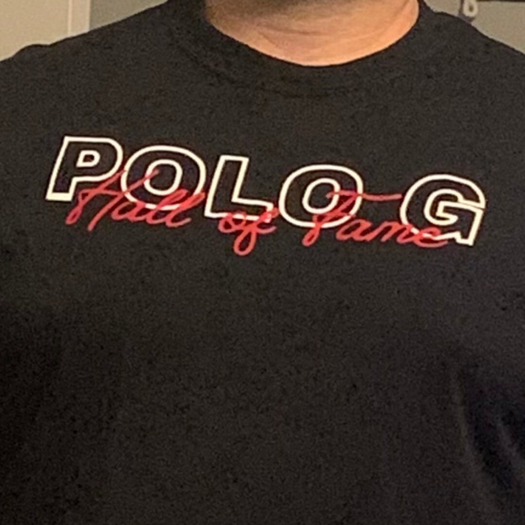 Polo G Men T-Shirt Small Black Logo Graphic Hip Hop Rap Music