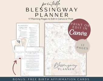 Blessingway Planner, How to Plan a Blessingway, Mother's Blessing Guide, Blessingway Rituals and Ceremonies, Motherhood Ceremony