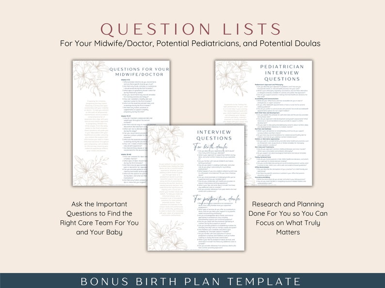 Pregnancy Checklist Bundle, Printable Pregnancy Planner To Do Lists Templates, First Time Mom and Baby Checklists, Expecting Mom Gift image 5