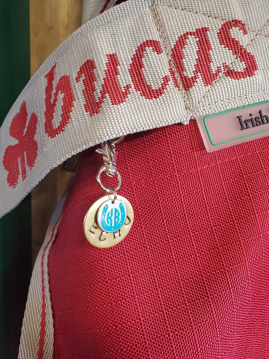 Horse halter tag barn name horse blanket tag pet tag Etsy