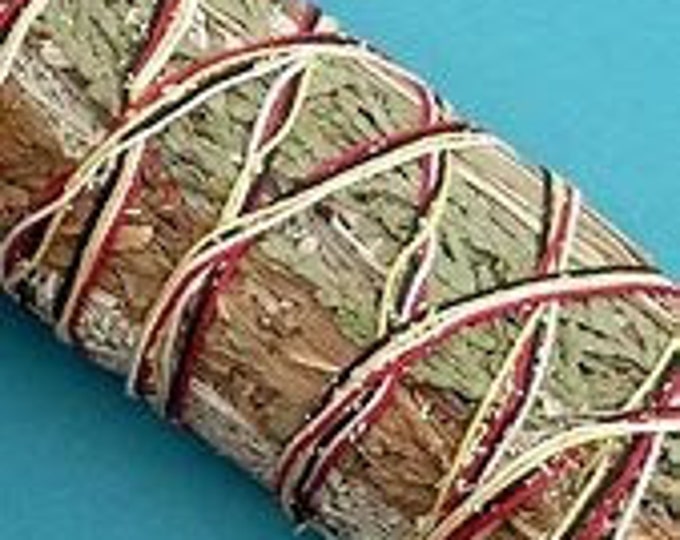 Sweetgrass, Cedar, Sage and Tobacco incense cones and sticks, USA made, women owned, highly fragrant