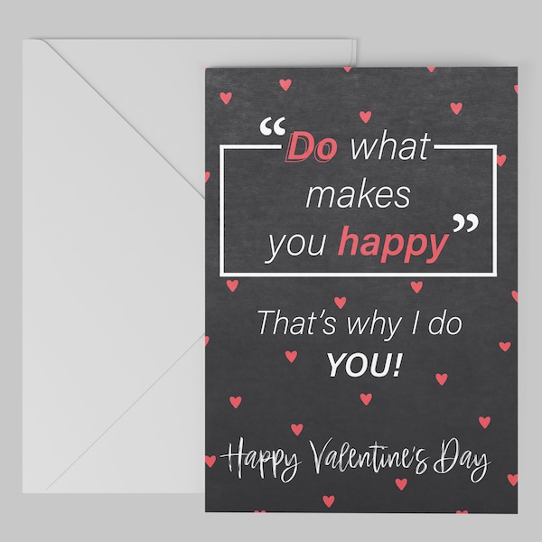 flirty valentine's day card for partner - i do you - rude valentine's day card for him sexy adult valentine card for her cute valentine's