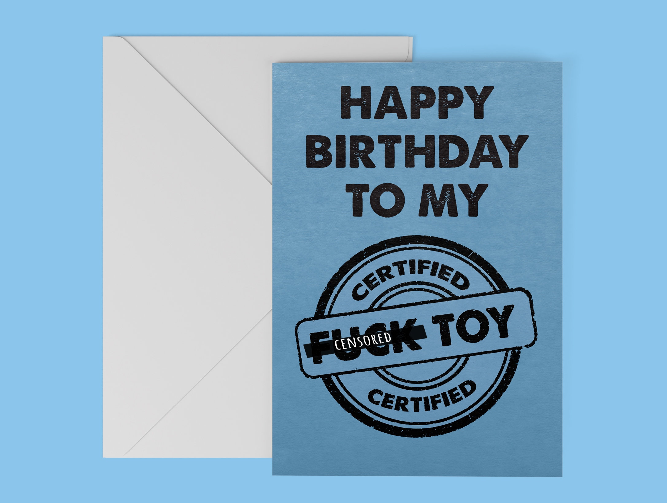 Kinky Bdsm Birthday Card Certified Fuck Toy Rude Birthday Card for Her  Adult Card for Girlfriend Boyfriend Funny Degrading Birthday Card - Etsy UK