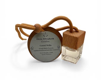 Car Air Freshener, Refillable Hanging Car Diffuser, Long Lasting Fragrance, Eco Friendly, Reusable