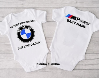Body per neonati BMW personalizzato, fan BMW, regalo per lui, regalo per baby shower, regalo per lei, regalo di compleanno, regalo di Natale, regalo per neonato