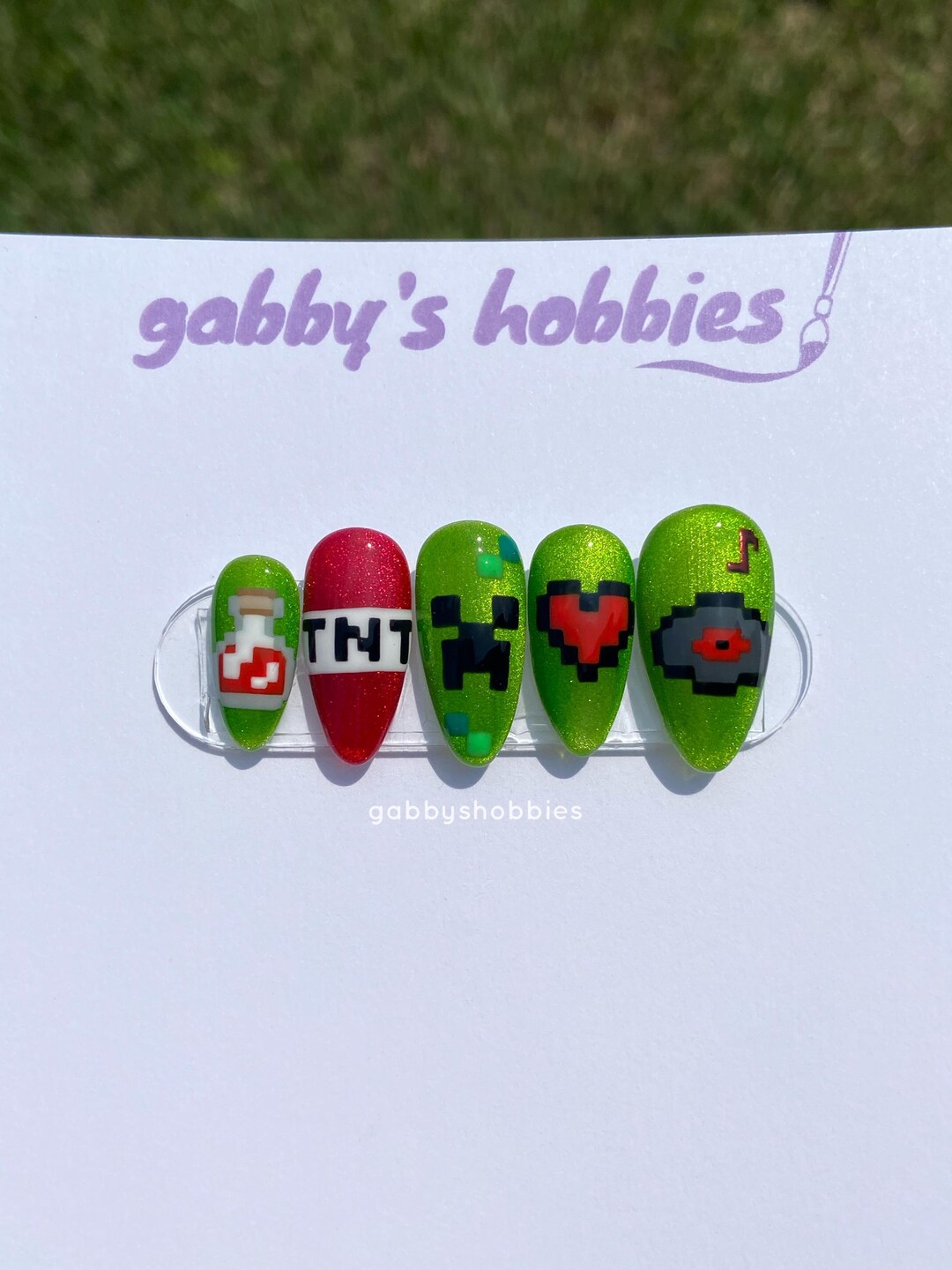 MC Game Nails - Etsy