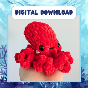 No-Sew Octopus Crochet Pattern Amigurumi Pattern