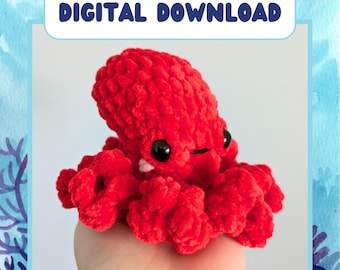 No-Sew Octopus Crochet Pattern Amigurumi Pattern