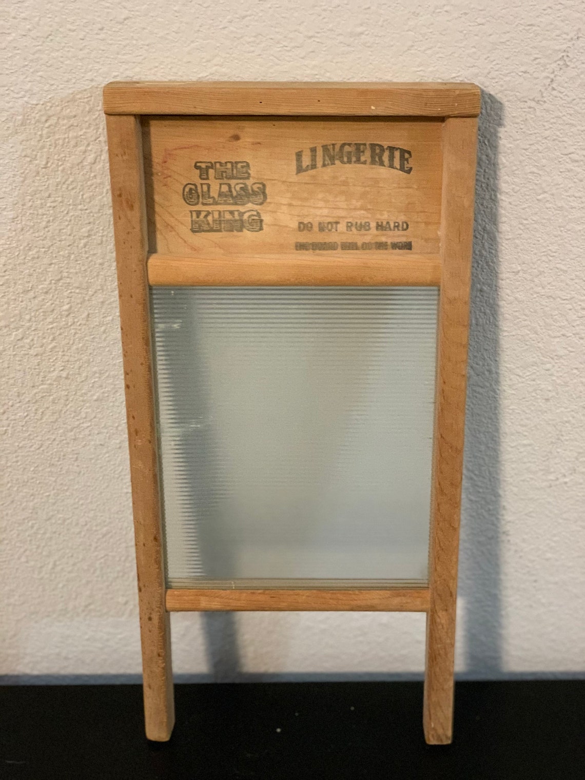 Vintage Glass King Lingerie Washboard 863 Etsy