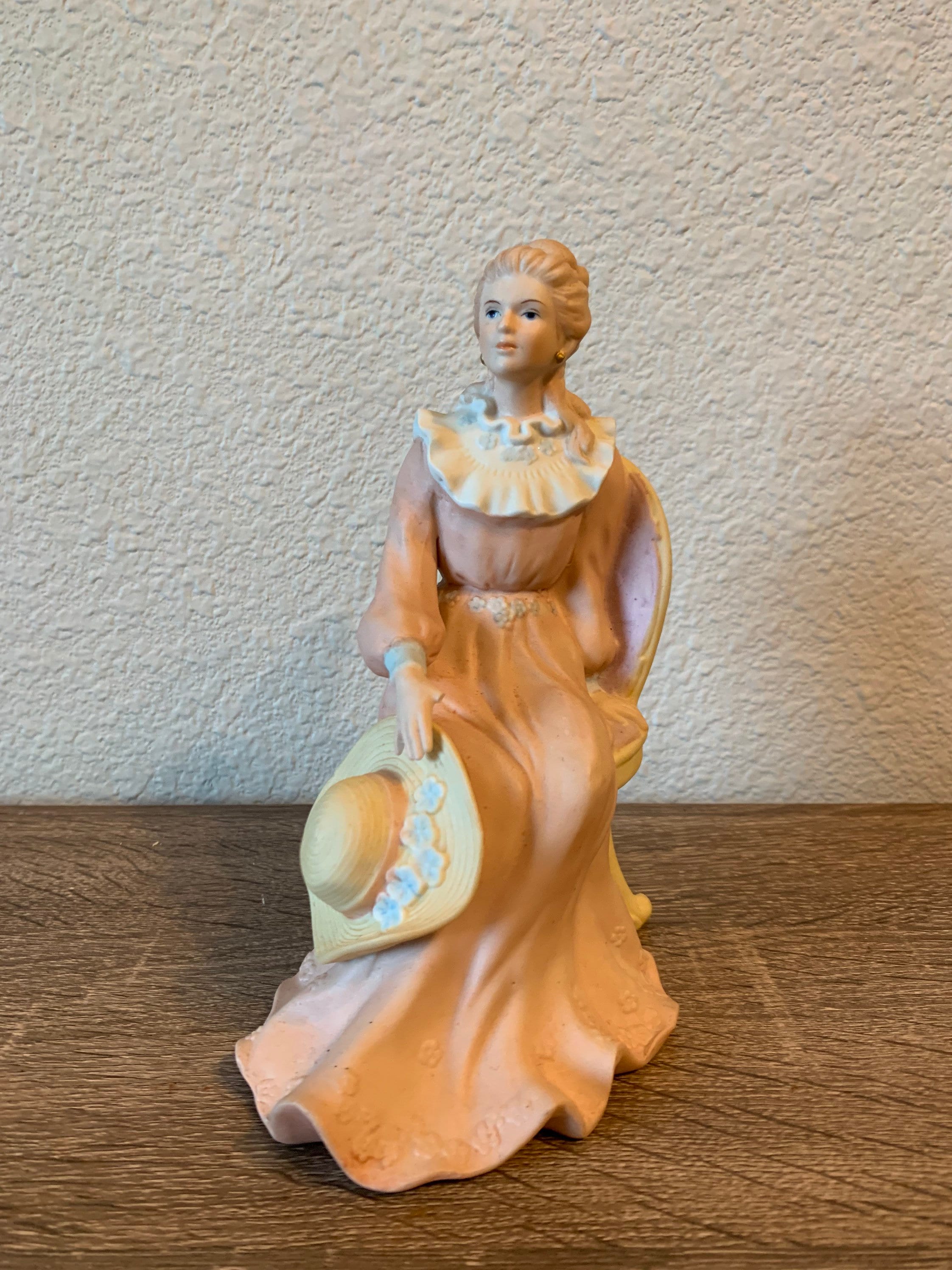 Vintage Homco Home Interior Victorian Woman Figurine Etsy