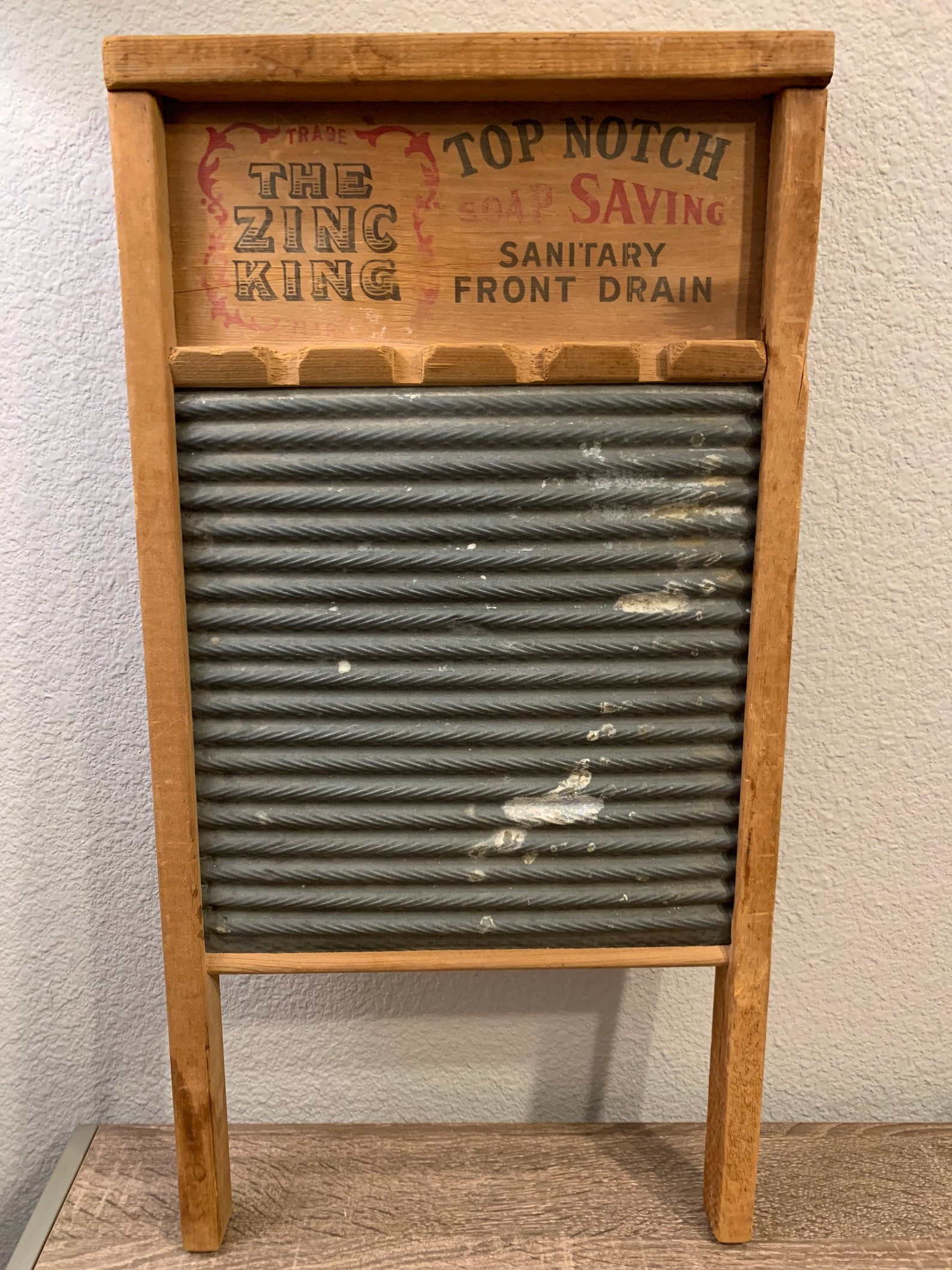Vintage National Washboard Co. No. 701 The Zinc King washboard Etsy