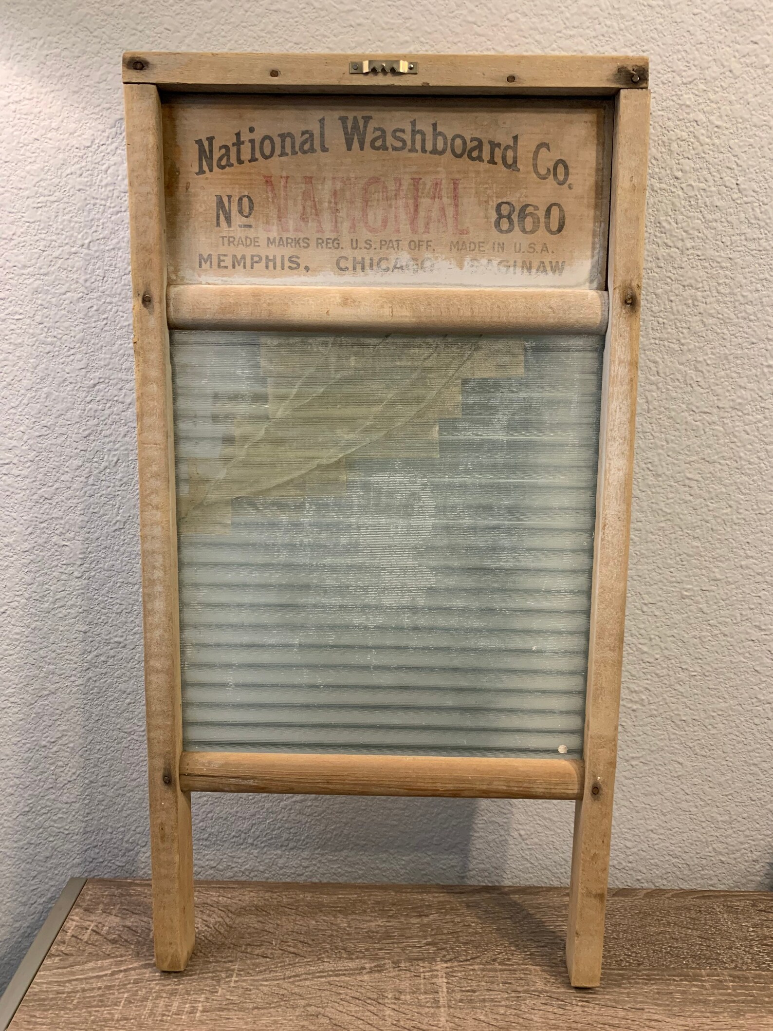 Antique National Washboard Co. No. 860 The Glass King Etsy