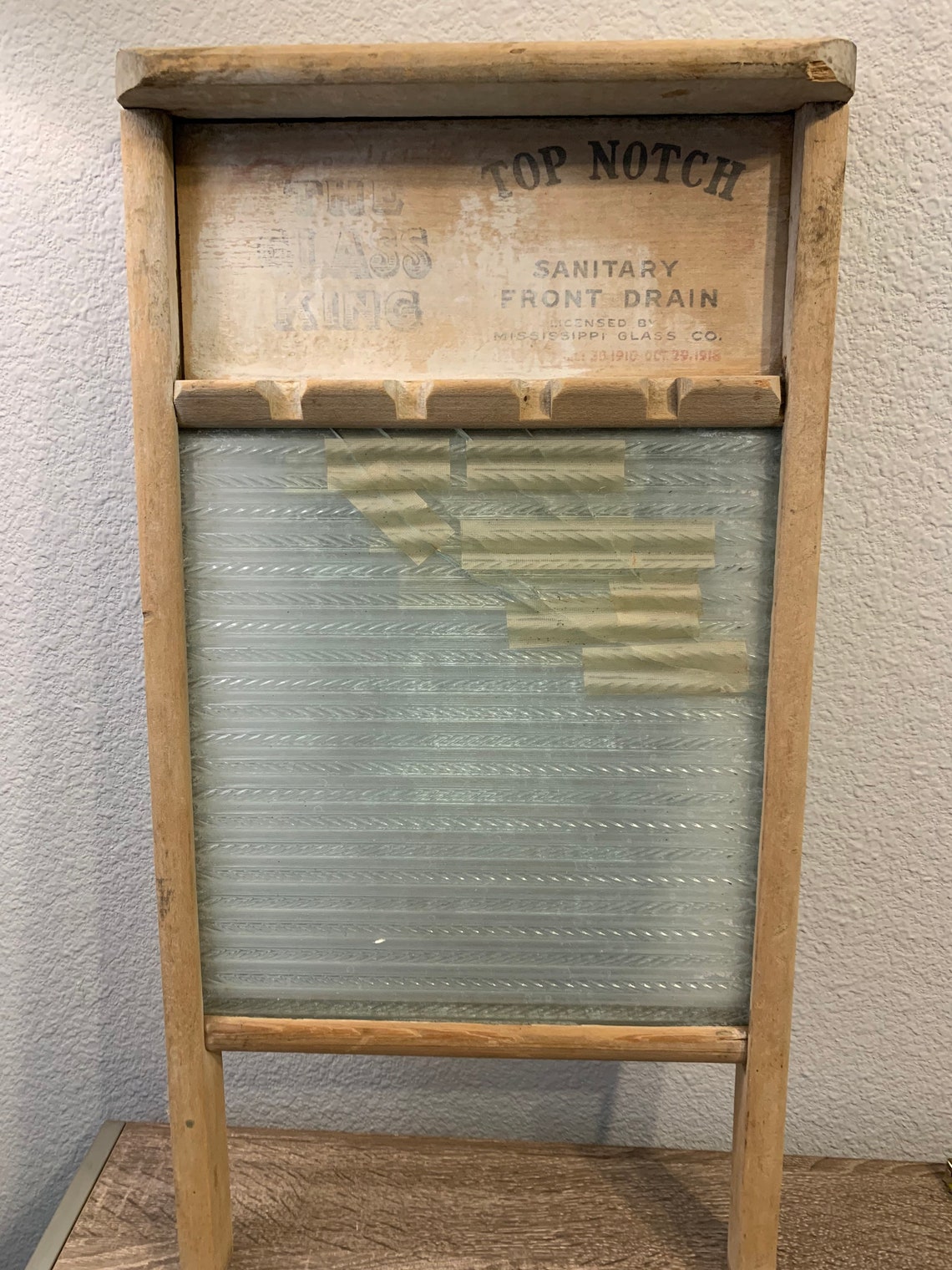 Antique National Washboard Co. No. 860 The Glass King Etsy