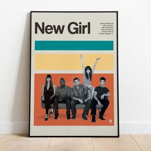 New Girl Minimalist Poster | Digital Download