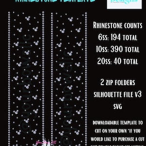 3 inch Hidden Mouse Rhinestone Cheer Bow Template Download: Cheer bow rhinestone template. Cheer Bow Rhinestone Download