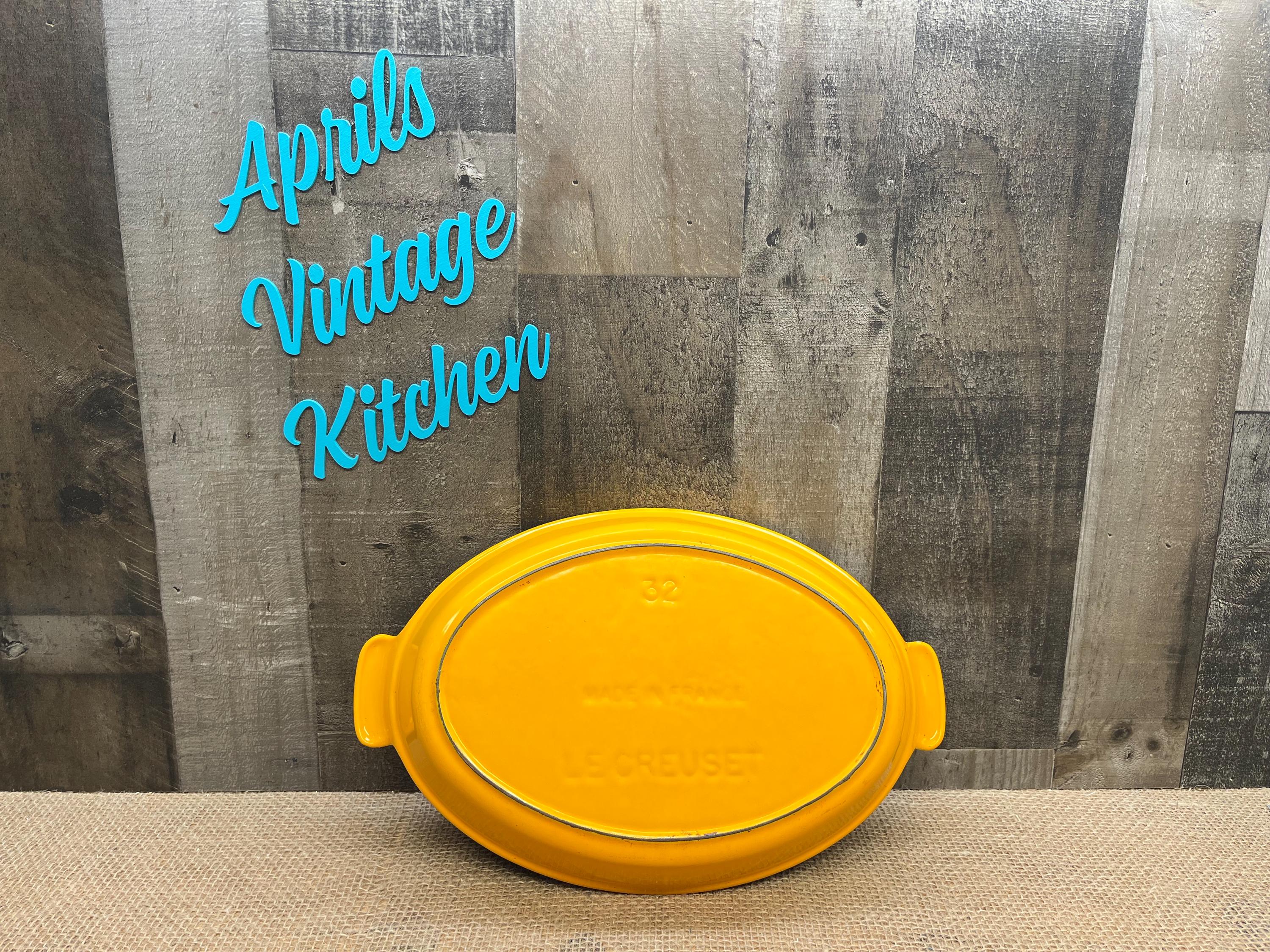 Vintage Yellow Le Creuset - Etsy