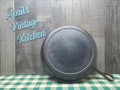Vintage Birmingham Stove & Range Co #10 Cast Iron Skillet