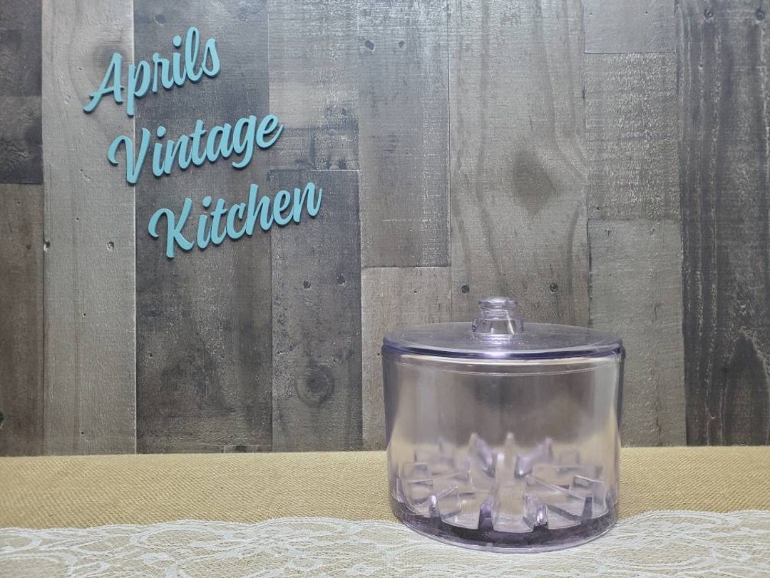 Sanitary Cheese Preserver Vintage Circa 1940s Heavy Glass in Beautiful