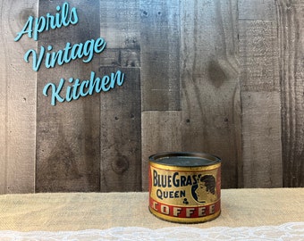 Summer Girl Vintage Coffee Tin Can - Kansas City Collectible - Etsy