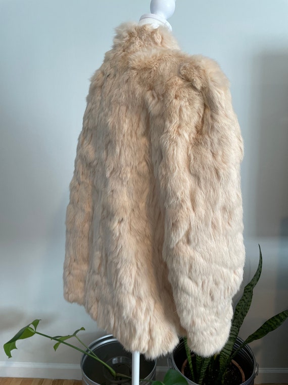 Vintage 60s/70s rabbit fur jacket - image 7