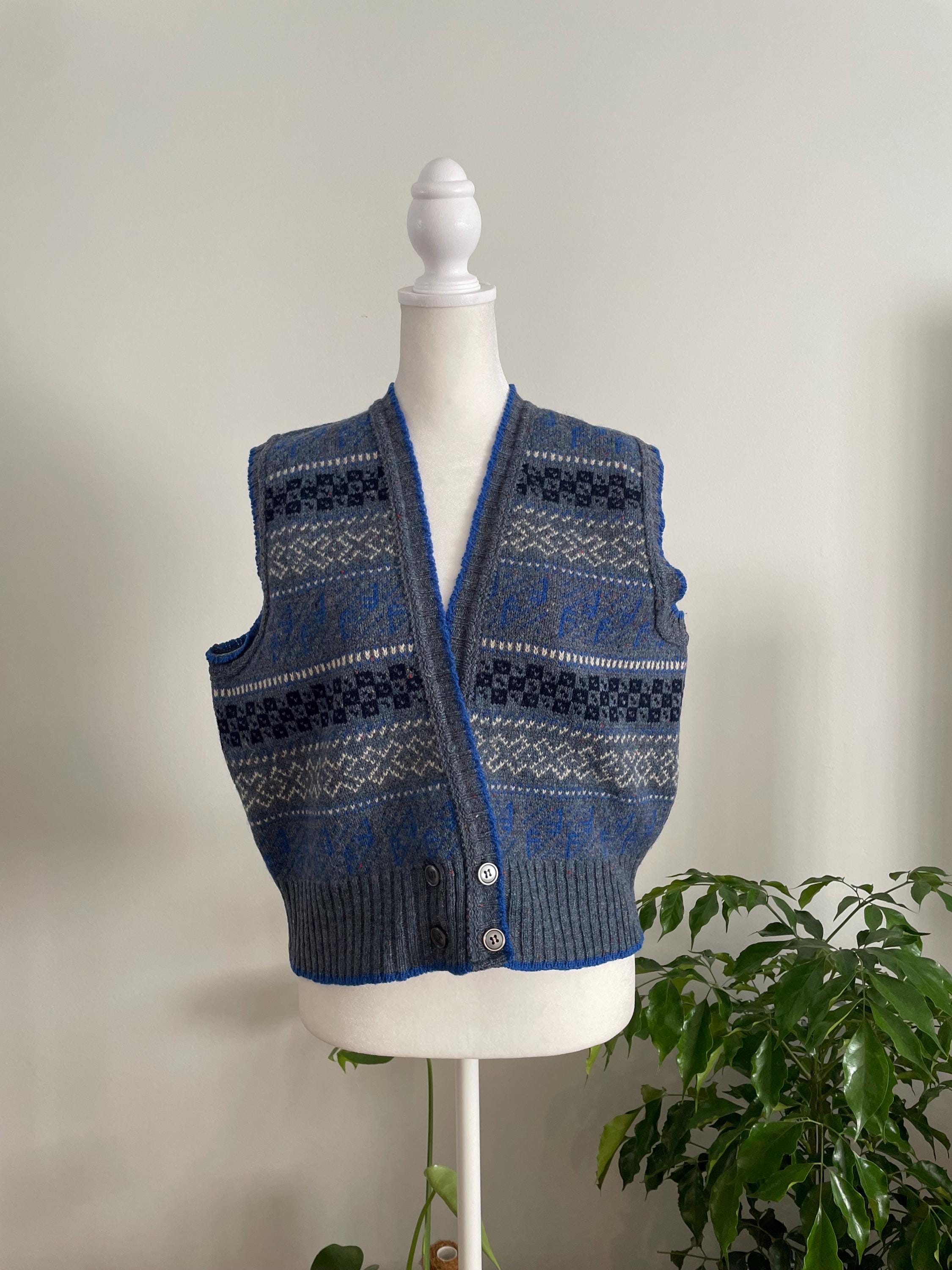 Fair Isle Vest - Etsy Fair Isle Vest - Etsy