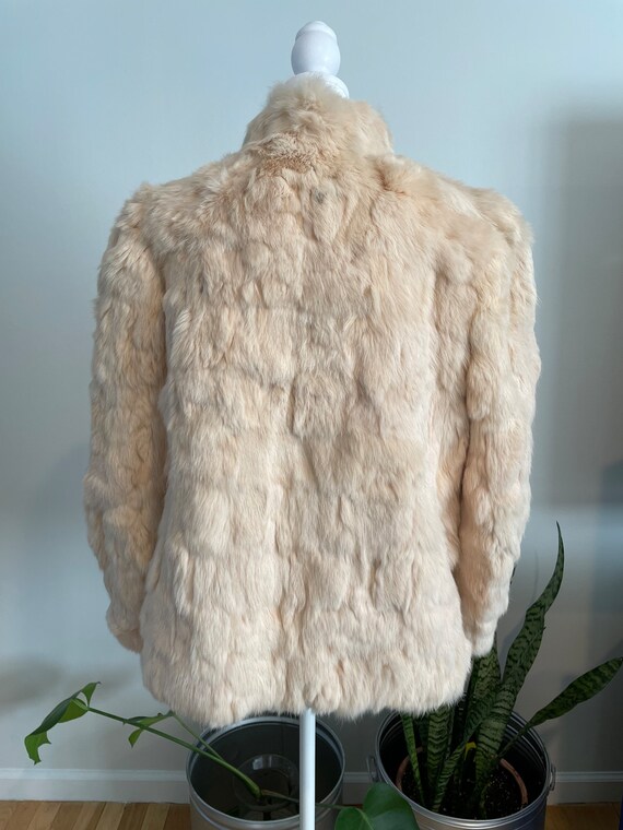 Vintage 60s/70s rabbit fur jacket - image 6