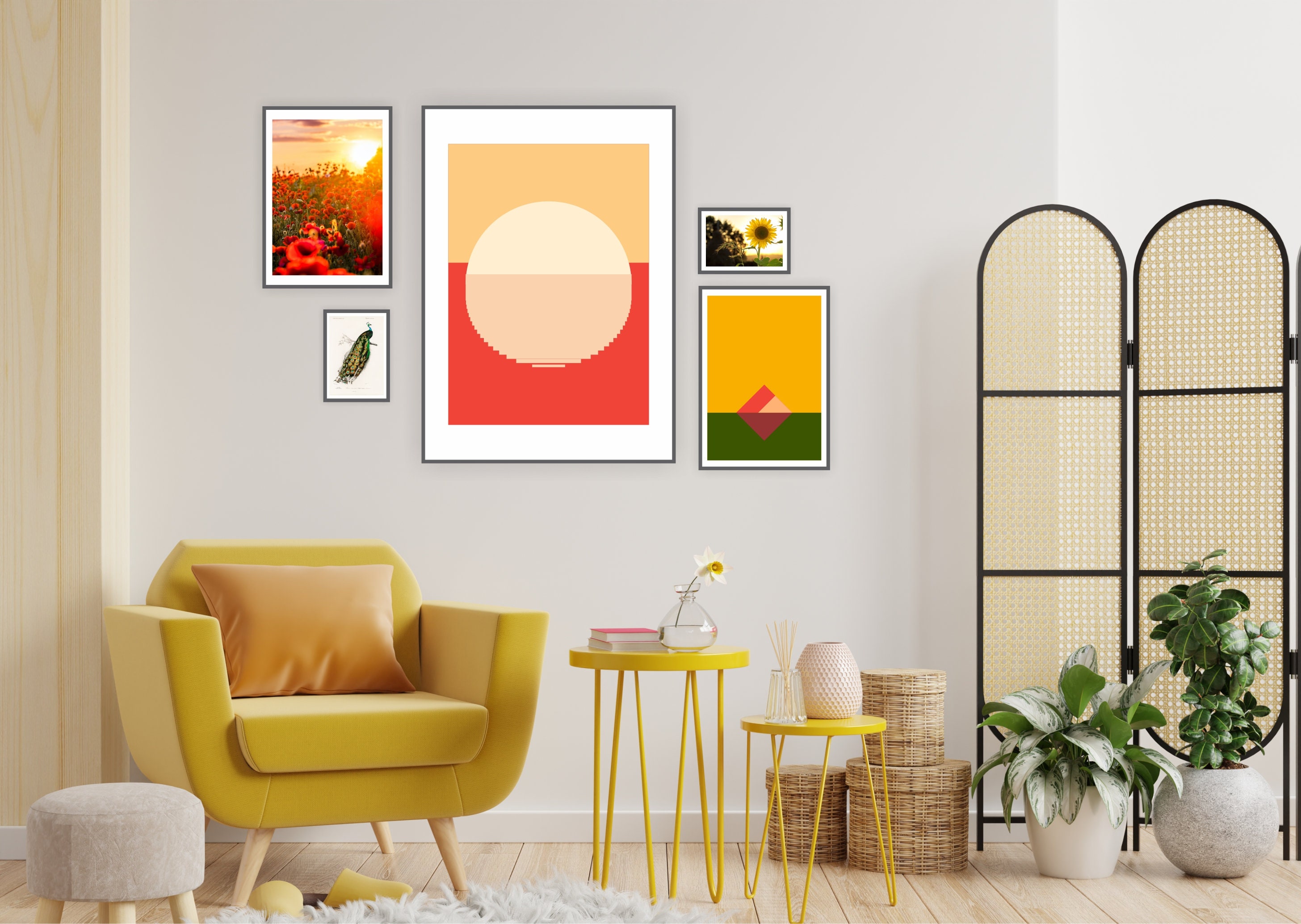 Feng Shui Fame and Reputation Digital Printable Posters Set Etsy