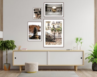 Feng Shui Helpful People & Travel Area, Digital Printable Posters Set, Wall decor, Mindfullness Decor, interior posters