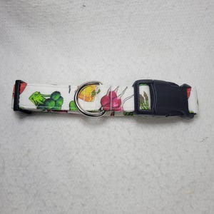 Veggie Garden. pet collars. Extra Large, Large, medium, small, mini.