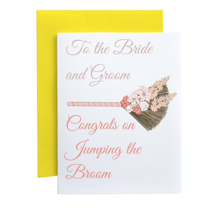 Bride and Groom Are Jumping the Broom Etsy