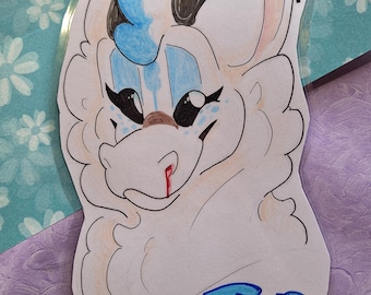 Custom fursona badge