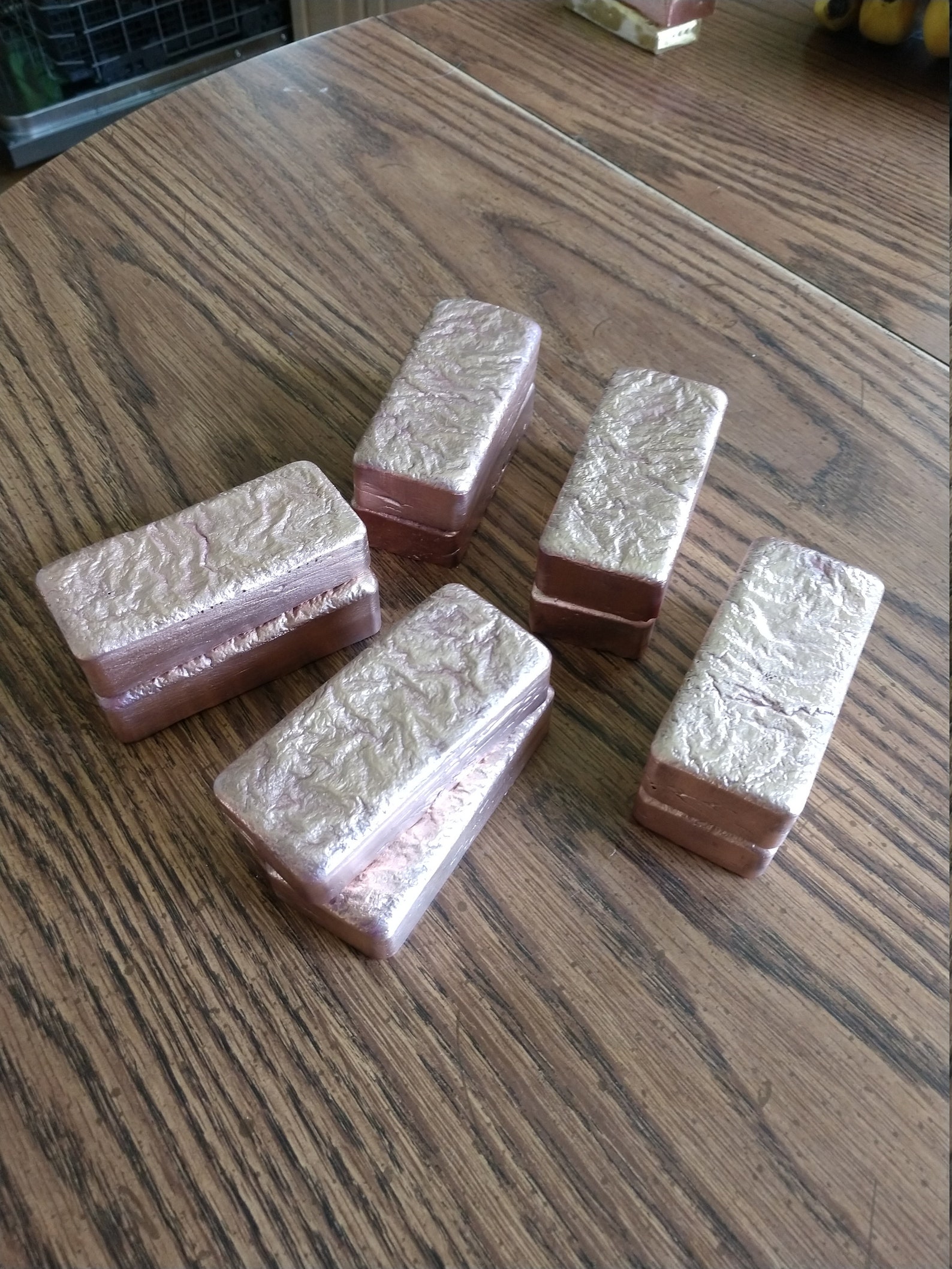 1 pound Copper Ingots Home poured Etsy