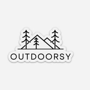 Outdoorsy Vinyl Sticker
