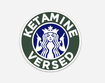 3” Ketamine Versed Vinyl Sticker EMS RSI Paramedic Anesthesia
