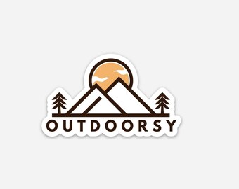 Outdoorsy Vinyl Sticker