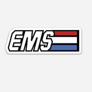 EMS GI JOE Style Vinyl Sticker