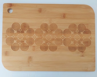 1 Hmong BAMBOO Charcuterie Boards | Hmong Inspired Cutting Boards