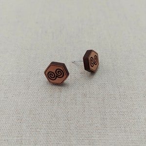Hmong Snail Stud Earrings