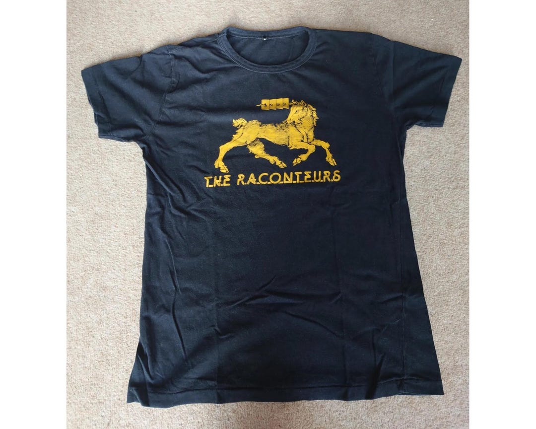 T-shirt The Raconteurs Antarctica Officiel - Couleur Verte - Neuf Sans étiquette - Homme