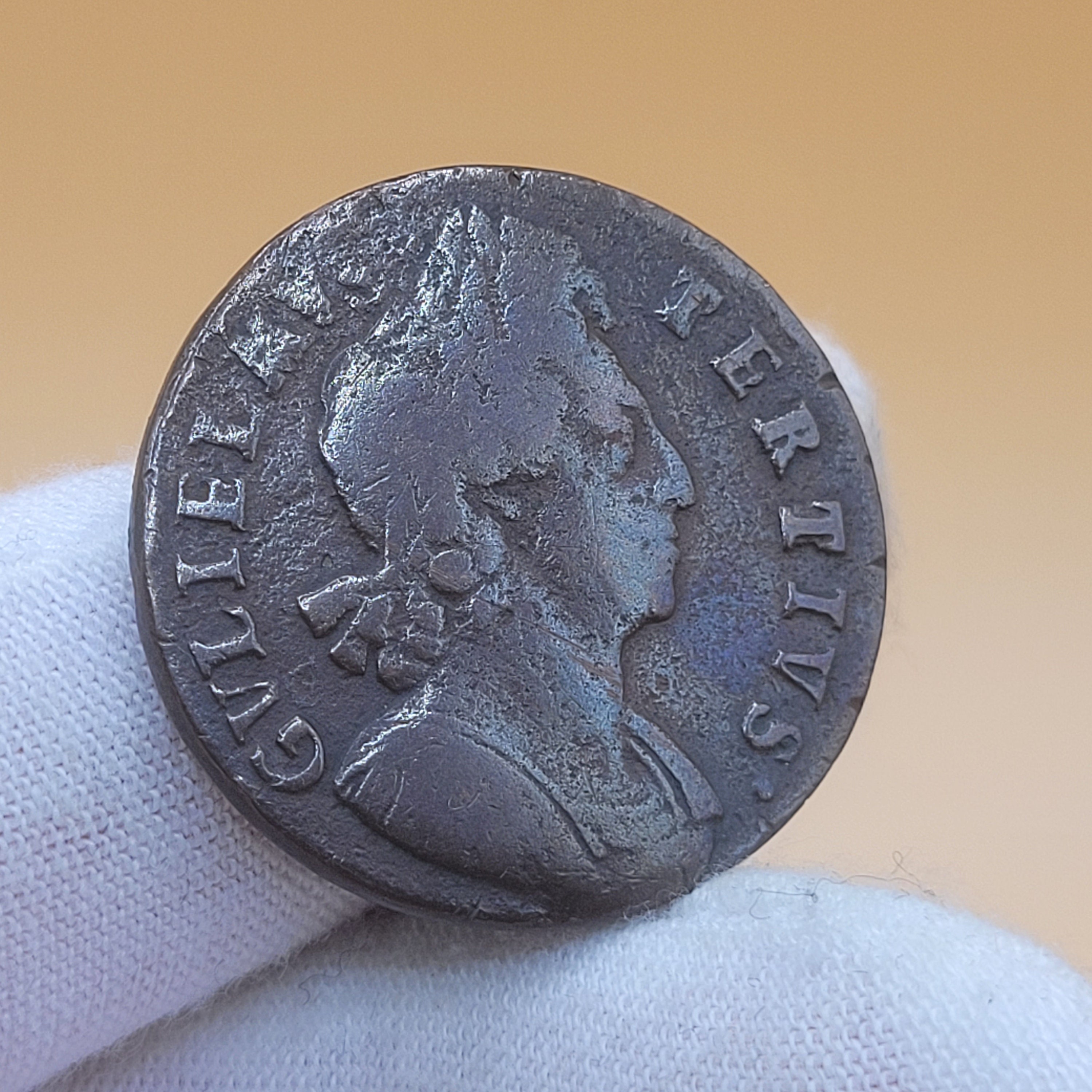 Genuine 1700 William III (william of Orange) Copper Half Penny Coin - Etsy  India