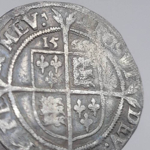 Genuine shops Elizabeth I 1566 Silver Sixpence - Coronet Mintmark - Hammered Tudor Coin