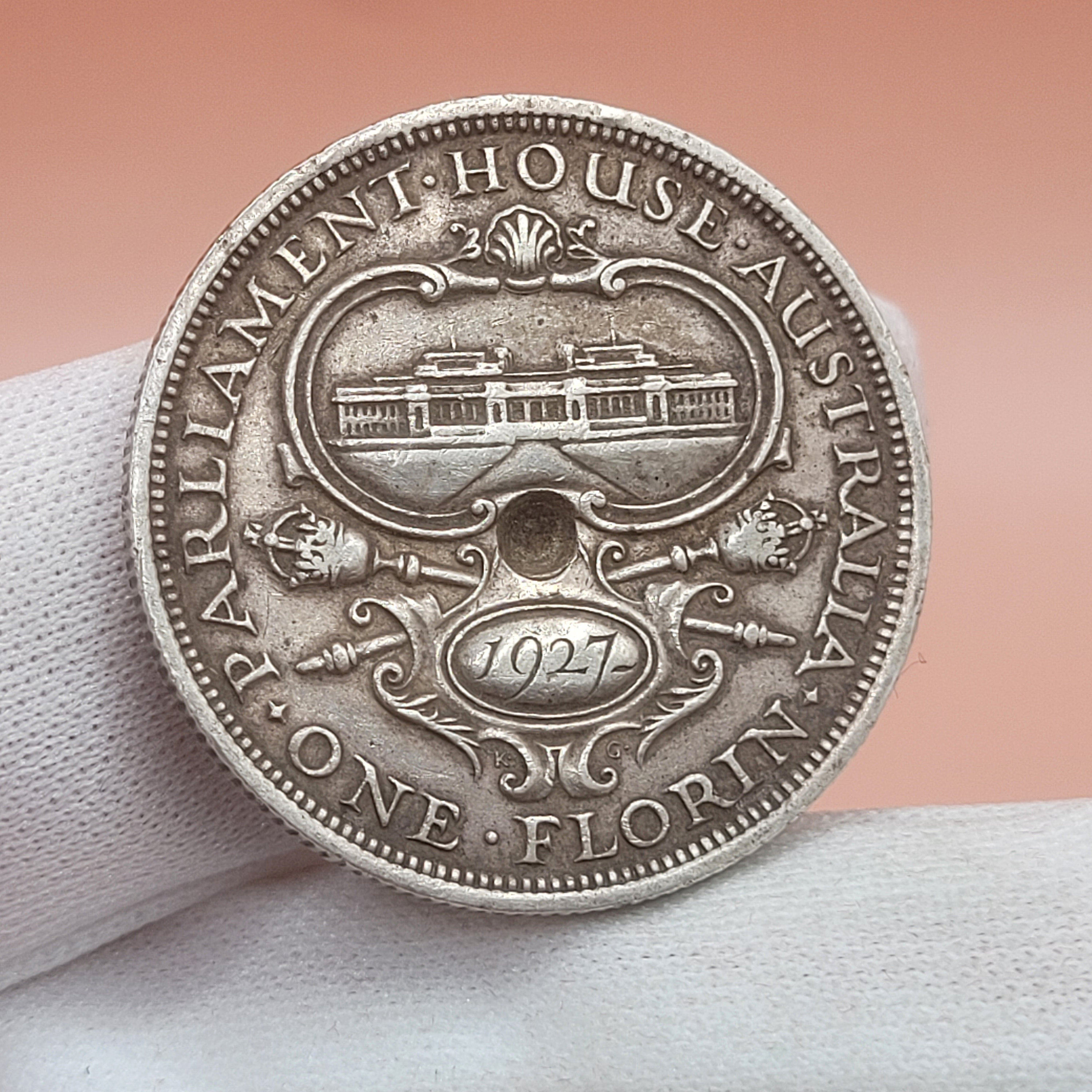Genuine 1927 Australian George V Silver Florin Coin - Pre Decimal Coinage -  Etsy UK
