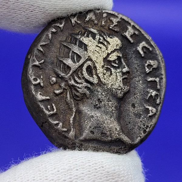 Genuine Roman Nero AD 54-68 - Double Headed - Billon Tetradrachm - Serapis Egyptian Diety on reverse. Alexandria Mint - Rare