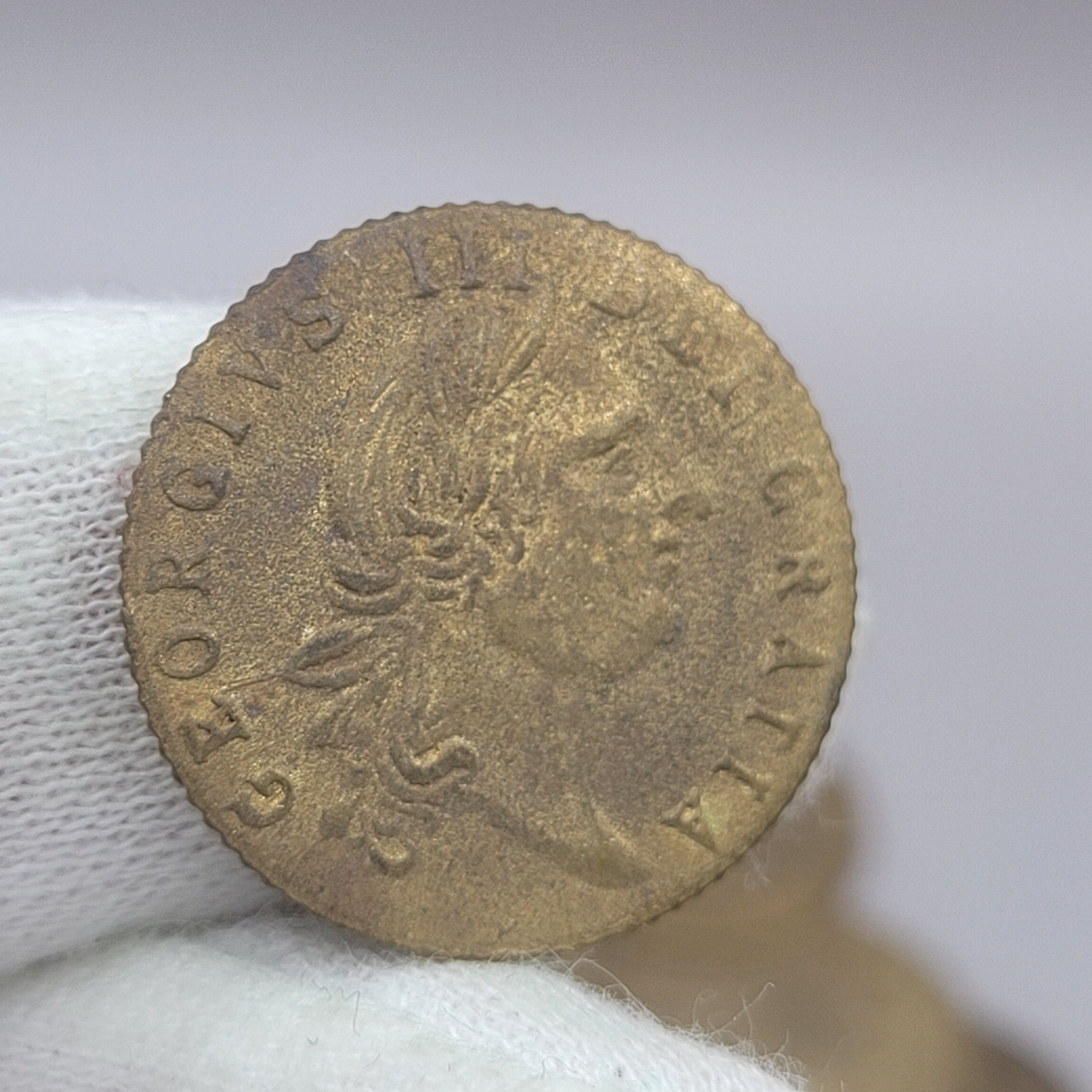 Antique 1788 George III Spade Gaming Token - Remember the Good Old