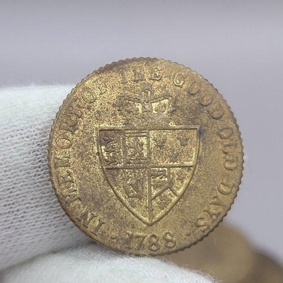 Antique 1788 George III Spade Gaming Token - Remember the Good Old