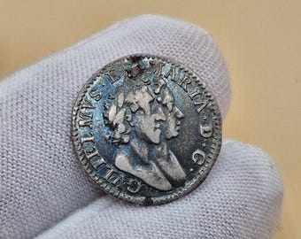 本物のジェームズ 1 世 1603-1625 銀ハーフ グロート - 第 2 次貨幣